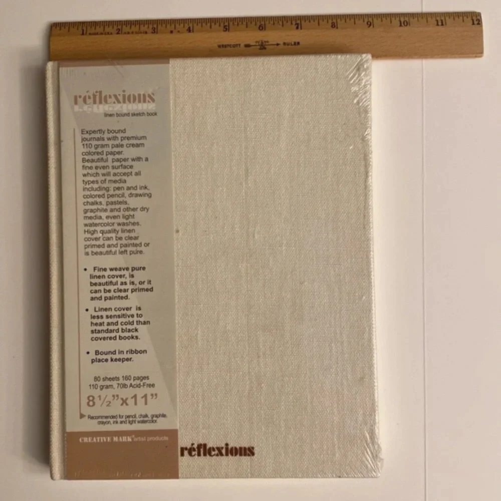 NWT Expertly Bound Linen Journal, NEW